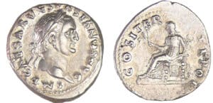 Vespasien - Denier (70, Rome) - La Paix Vespasien - Denier (70, Rome) - La Paix