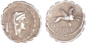 Papia - Denier (79 av. J.-C.) Papia - Denier (79 av. J.-C.)