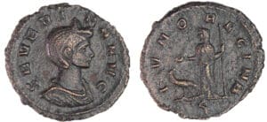 Séverine - As (274-275, Rome) - Junon Séverine - As (274-275, Rome) - Junon