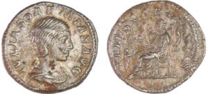 Julia Soémias - Denier (220, Rome) - Vénus Julia Soémias - Denier (220, Rome) - Vénus
