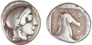 Ligue Thessalienne - Pharsalos -  hémidrachme (480-450 av. J.-C.)