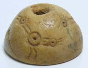 Egypte - Fusaïolle en pierre - Basse époque - 663/332 av. J.-C. (26ème-30ème dynastie)