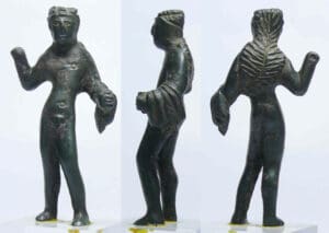 Gallo romain - Statuette d'Hercule en bronze - 100 av. J.-C.