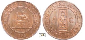 Indochine - 1 cent 1885 A Indochine - 1 cent 1885 A