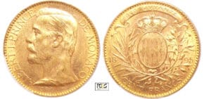 Monaco - Albert Ier (1889-1922) - 100 francs 1895 A