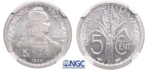 Indochine - 5 cent 1946 essai Indochine - 5 cent 1946 essai
