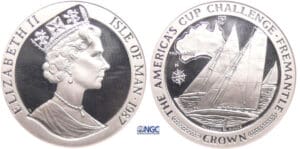 Ile de Man - Elizabeth II (1952-) - Crown en palladium