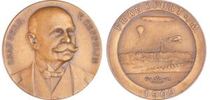 Allemagne - Médaille en bronze - Zeppelin 1909 Allemagne - Médaille en bronze - Zeppelin 1909