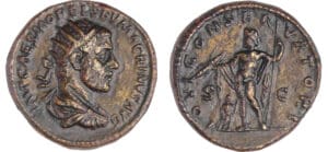 Macrin - Dupondius (217, Rome) - Jupiter Macrin - Dupondius (217, Rome) - Jupiter