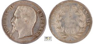 Napoléon III (1852-1870) - 2 francs tête nue 1856 A (Paris)