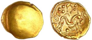 Ambiani - Statère d'or uniface (60-50 av. J.-C.)