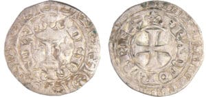 Charles V (1364-1380) - Blanc au K - (20 avril 1365) Charles V (1364-1380) - Blanc au K - (20 avril 1365)