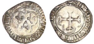 Louis XI (1461-1483) - Blanc au soleil - Tours Louis XI (1461-1483) - Blanc au soleil - Tours