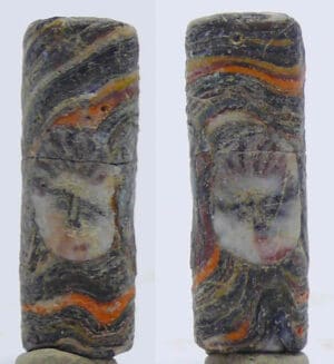 Phénicie, période pré-hellènistique - Jalon de collier en pâte de verre