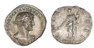 Hadrien - Denier (118, Rome) La Paix Hadrien - Denier (118, Rome) La Paix