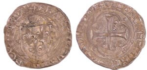 François 1er (1515-1547) - Grand blanc à la couronne - 1er type - Lyon (23 janvier 1515)