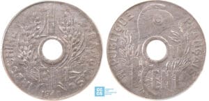 Indochine - 1 cent cocarde 1940 Indochine - 1 cent cocarde 1940