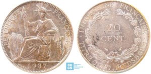 Indochine - 20 cent 1937 A Indochine - 20 cent 1937 A