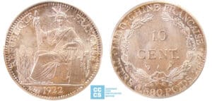 Indochine - 10 cent 1922 A Indochine - 10 cent 1922 A