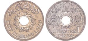 Liban - 1 piastre 1940