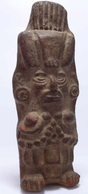 Précolombien - Mexique - Statuette en terre cuite 1000-1400 ap. J.-C. Précolombien - Mexique - Statuette en terre cuite 1000-1400 ap. J.-C.