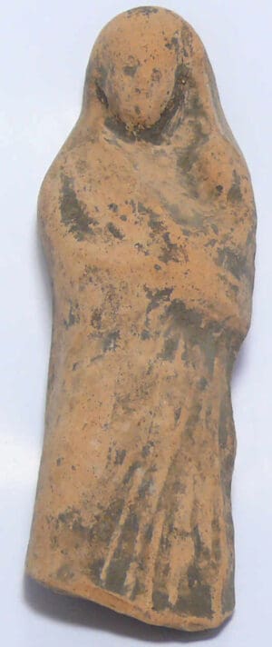 Romain - Statuette de femme en terre cuite - 200-400 ap. J.-C.
