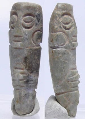 Précolombien - Mexique - Civilisation Mixtèque - Idole en pierre - 100-500 ap. J.-C. Précolombien - Mexique - Civilisation Mixtèque - Idole en pierre - 100-500 ap. J.-C.