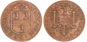 Jeton de cuivre - Besançon, Jean-Claude Cabet, 1666