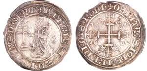 Rhodes - Roger du Pins (1355-1365) - Gigliato