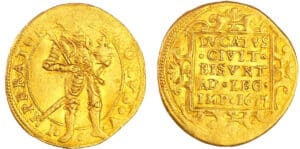 Franche-Comté - Charles Quint - Besançon - Demi-ducat d'or 1647 (Besançon) Franche-Comté - Charles Quint - Besançon - Demi-ducat d'or 1647 (Besançon)