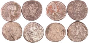Romain - Lot de 4 tétradrachmes Romain - Lot de 4 tétradrachmes