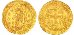 Charles VII (1422-1461) - Royal d'or - 3ème emission (15 septembre 1431) - La Rochelle