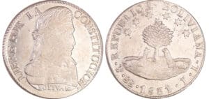 Bolivie - 8 Soles 1814 (Potosi)