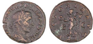 Philippe I - As - (244-245, Rome) - La Victoire