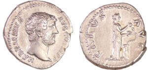 Hadrien - Denier (137, Rome) - La Santé