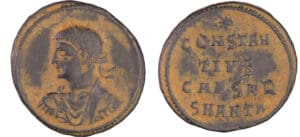 Constance II - Nummus (325-326, Antioche) Constance II - Nummus (325-326, Antioche)