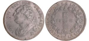 Constitution (1791-1792) - 12 deniers type FRANCAIS 1792 BB (Strasbourg)