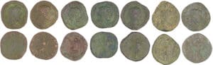 Romain - Lot de 7 sesterces de Gordien III Romain - Lot de 7 sesterces de Gordien III