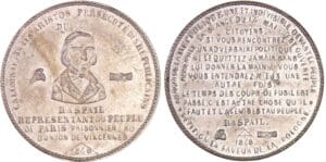 Deuxième République (1848-1852) - Médaille satirique 1848 - 15 mai , Arrestation des auteurs de l'attentat