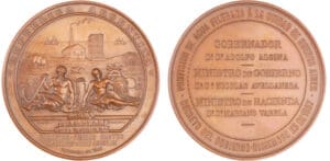 Argentine - Médaille - Inauguration de l'usine de filtrage d'eau - 1867