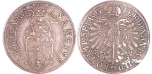 Alsace - Abbayes de Murbach et Lure - Léopold-Guillaume - Thaler (Ensisheim) Alsace - Abbayes de Murbach et Lure - Léopold-Guillaume - Thaler (Ensisheim)
