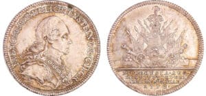 Liechtenstein - Joseph Wenzel (1748-1772) - Jeton en argent 1773