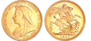 Australie - Victoria (1837-1901) - Souverain 1895 M (Melbourne)