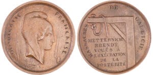 Pologne - Nikolaus I (1825-1855) - Médaille - Massacre de Polonais en Gallicie 1846