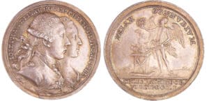Autriche - Josef II (1765-1790) - Jeton - Mariage de Josef II et Isabella von Bourbon-Parme à Vienne, 1760