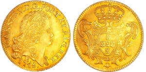 Brésil - Joäo V (1706-1750) - Peça (6400 Reis), Rio, 1745