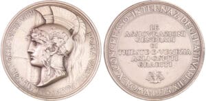 Italie - Milan - Médaille - Xème congres international des greffiers, assurance 1934