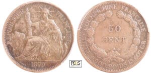 Cochinchine - 50 cent 1879 A Cochinchine - 50 cent 1879 A