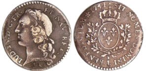 Louis XV (1715-1774) - 1/20 d'écu au bandeau - 1741 L (Bayonne) Louis XV (1715-1774) - 1/20 d'écu au bandeau - 1741 L (Bayonne)