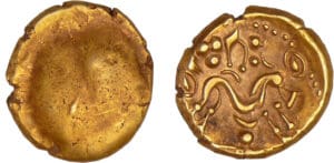 Ambiani - Statère d'or uniface (60-50 av. J.-C.)